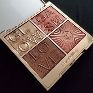Swatched Charlotte Tilbury Glowgasm Face Palette
